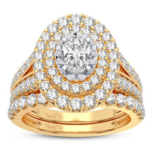 Cargar imagen en el visor de la galería, 14K 2.00CT DIAMOND BRIDAL RING