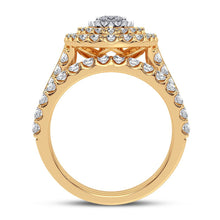 Cargar imagen en el visor de la galería, 14K 2.00CT DIAMOND BRIDAL RING