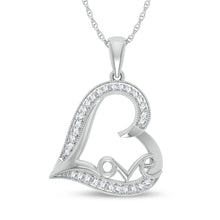 Load image into Gallery viewer, 10K 0.20ct Diamond Pendant