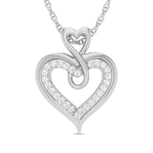 Load image into Gallery viewer, 10K 0.13ct Diamond Pendant