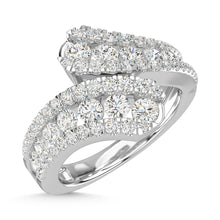 Load image into Gallery viewer, 14K White Gold Diamond 1 1/2 Ct.Tw. Fashion Ring