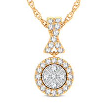 Load image into Gallery viewer, 10K 0.20ct Diamond Pendant