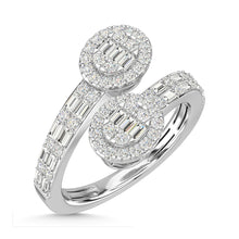 Load image into Gallery viewer, 14K White Gold Diamond 7/8 Ct.Tw. Fashion Ring