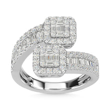 Load image into Gallery viewer, 14K White Gold Diamond 1 Ct.Tw. Fashion Ring