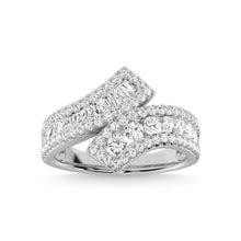 Load image into Gallery viewer, 14K White Gold Diamond 1 Ct.Tw. Fashion Ring