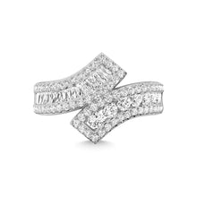 Load image into Gallery viewer, 14K White Gold Diamond 1 Ct.Tw. Fashion Ring