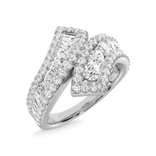 Load image into Gallery viewer, 14K White Gold Diamond 1 Ct.Tw. Fashion Ring