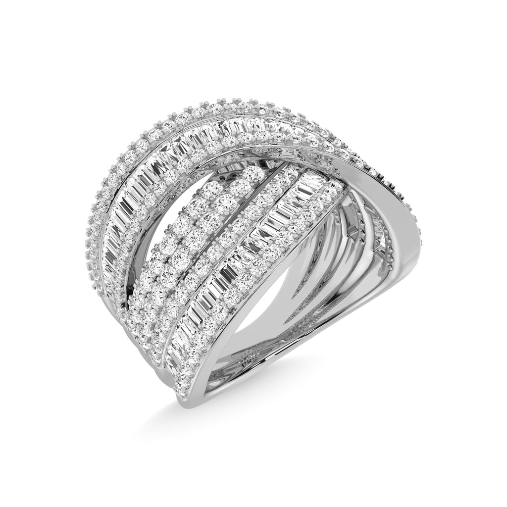 14K White Gold Diamond 2 Ct.Tw. Fashion Ring