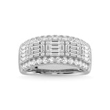 14K White Gold Diamond 1 1/2 Ct.Tw. Fashion Ring