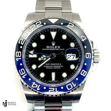 Cargar imagen en el visor de la galería, Preowned Rolex GMT Master II 116710BLNR/W6 Batman