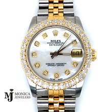 Load image into Gallery viewer, 31mm Preowned Rolex Datejust ‘87 MOP 1.50ctw Quick Set