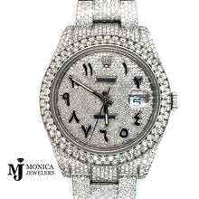 Load image into Gallery viewer, Preowned Rolex Datejust II Oyster Honeycomb 25ctw Arabic Bussdown 116300