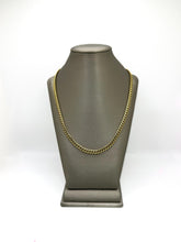 Cargar imagen en el visor de la galería, 10k Yellow Gold 4mm Solid Cuban Chain