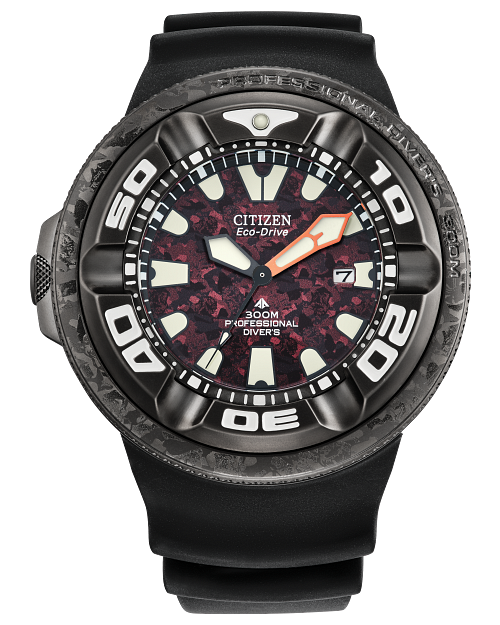 CITIZEN GODZILLA RED PROMASTER 35TH ANNIV BJ8059-03Z *LIMITED EDITION*