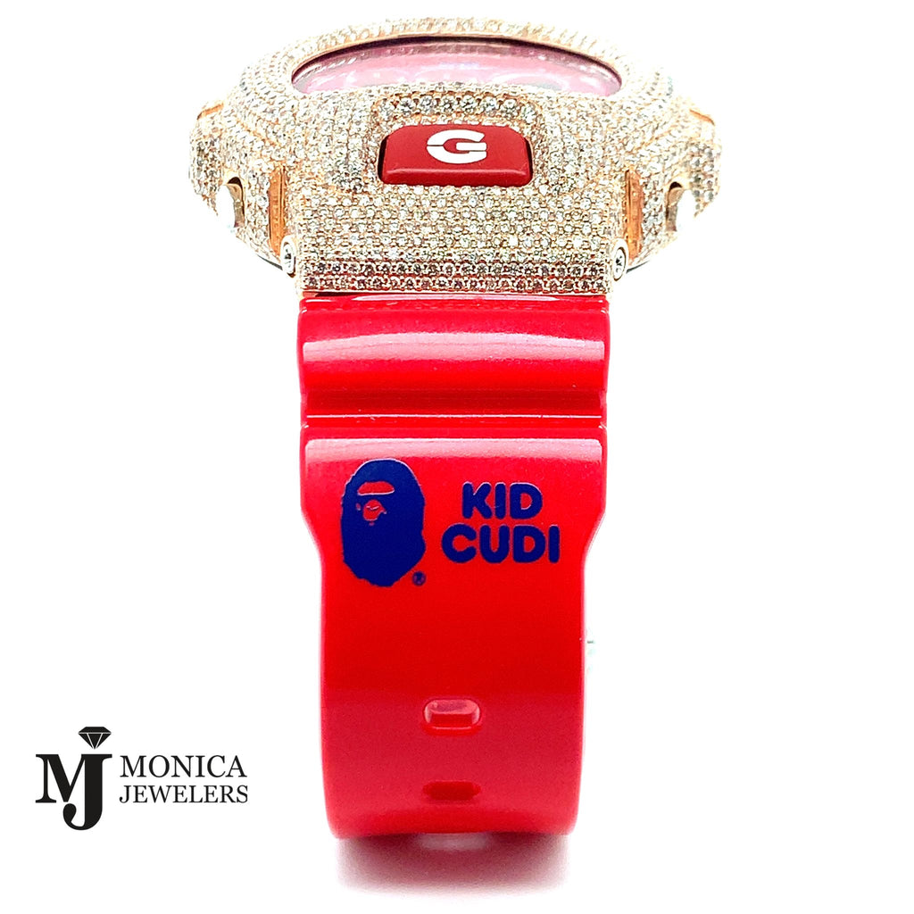 GShock Red/Blue “KID CUDI” BAPE VS Honeycomb 14.81ctw