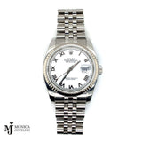 36mm Preowned Rolex ‘11 Datejust WH Roman 116200