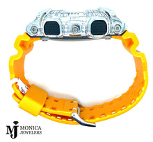 Cargar imagen en el visor de la galería, GShock 120YellowBG Emerald Cut 11.76ctw