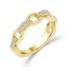 Cargar imagen en el visor de la galería, Diamond Band 0.20 ct tw 10k Yellow Gold