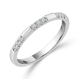 Diamond Band 0.08 ct tw 14k White Gold