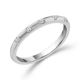 Diamond Band 0.08 ct tw 14k White Gold