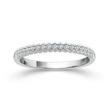 Load image into Gallery viewer, Diamond Band 0.09 ct tw 14k White Gold