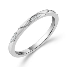 Cargar imagen en el visor de la galería, Diamond Band 0.06 ct tw 14k White Gold