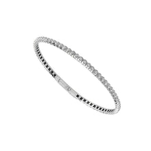 Cargar imagen en el visor de la galería, Diamond Bangle 0.84 ct tw 14k White Gold