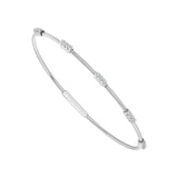 Diamond Bangle 0.20 ct tw 14k White Gold