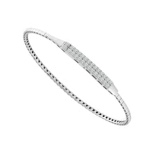 Cargar imagen en el visor de la galería, Diamond Bangle 0.50 ct tw 14k White Gold