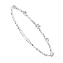 Cargar imagen en el visor de la galería, Diamond Bangle 1.50 ct tw 14k White Gold