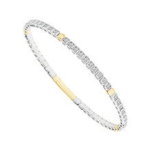 Cargar imagen en el visor de la galería, Diamond Bangle 1.50 ct tw 14k White Gold