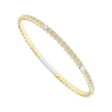 Cargar imagen en el visor de la galería, Diamond Bangle 1.50 ct tw 14k White Gold