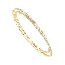 Cargar imagen en el visor de la galería, Diamond Bangle 0.75 ct tw 14k White Gold