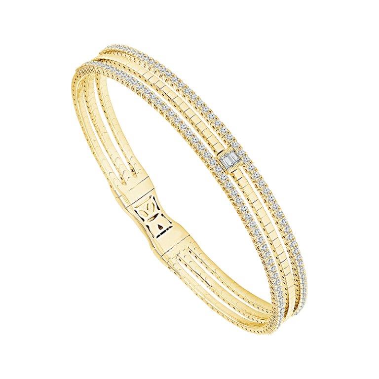 Diamond Bangle 1 ct tw 14k White Gold