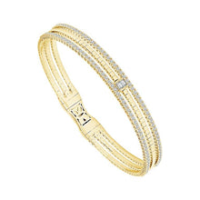 Cargar imagen en el visor de la galería, Diamond Bangle 1 ct tw 14k White Gold