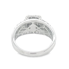 Cargar imagen en el visor de la galería, 10k white gold diamond engagement ring 1.00ctw