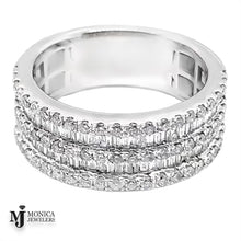 Cargar imagen en el visor de la galería, Men’s WG/Baguette Ring Set