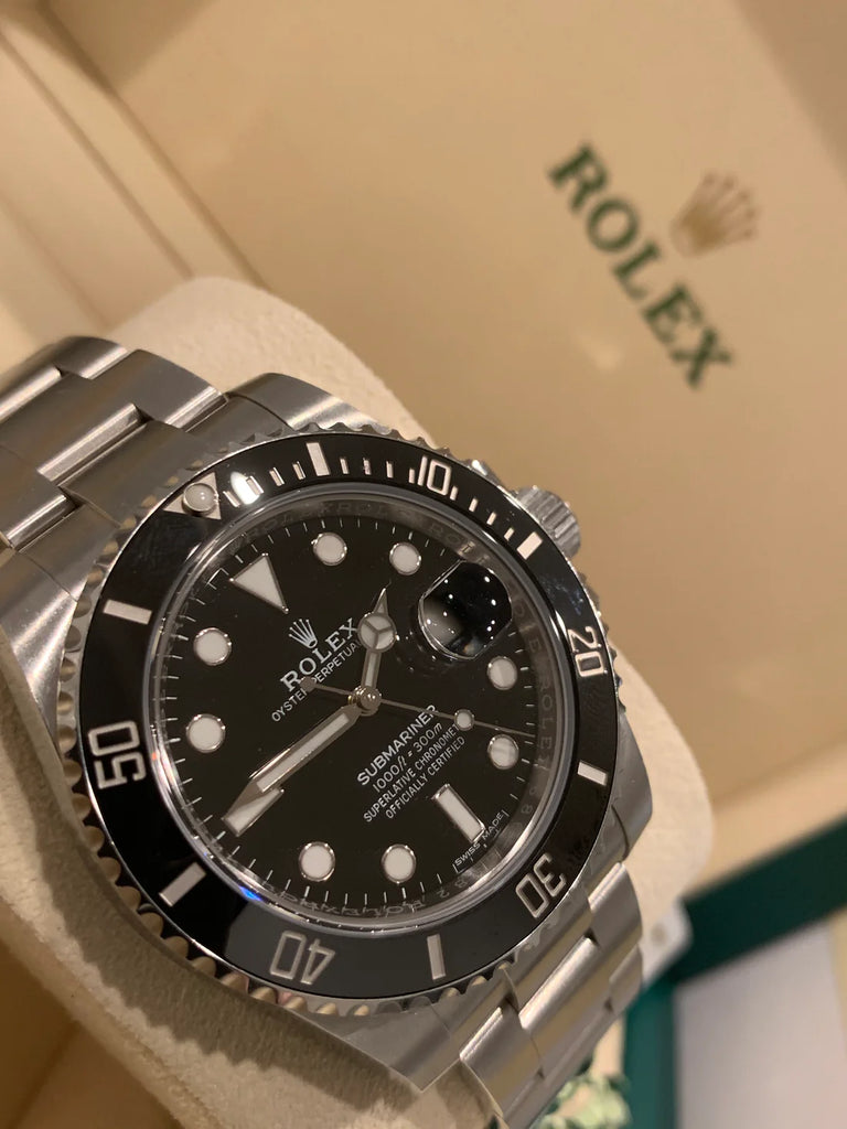 Preowned Rolex 116610LN Stainless Steel Submariner 40mm Black Dial Ceramic