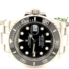 Cargar imagen en el visor de la galería, Preowned Rolex 116610LN Stainless Steel Submariner 40mm Black Dial Ceramic