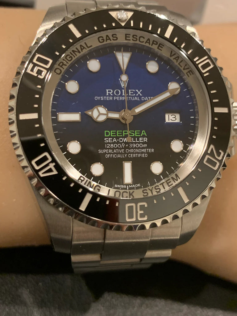 PREOWNED ROLEX DEEPSEA JAMES CAMERON 116660 BLACK BLUE