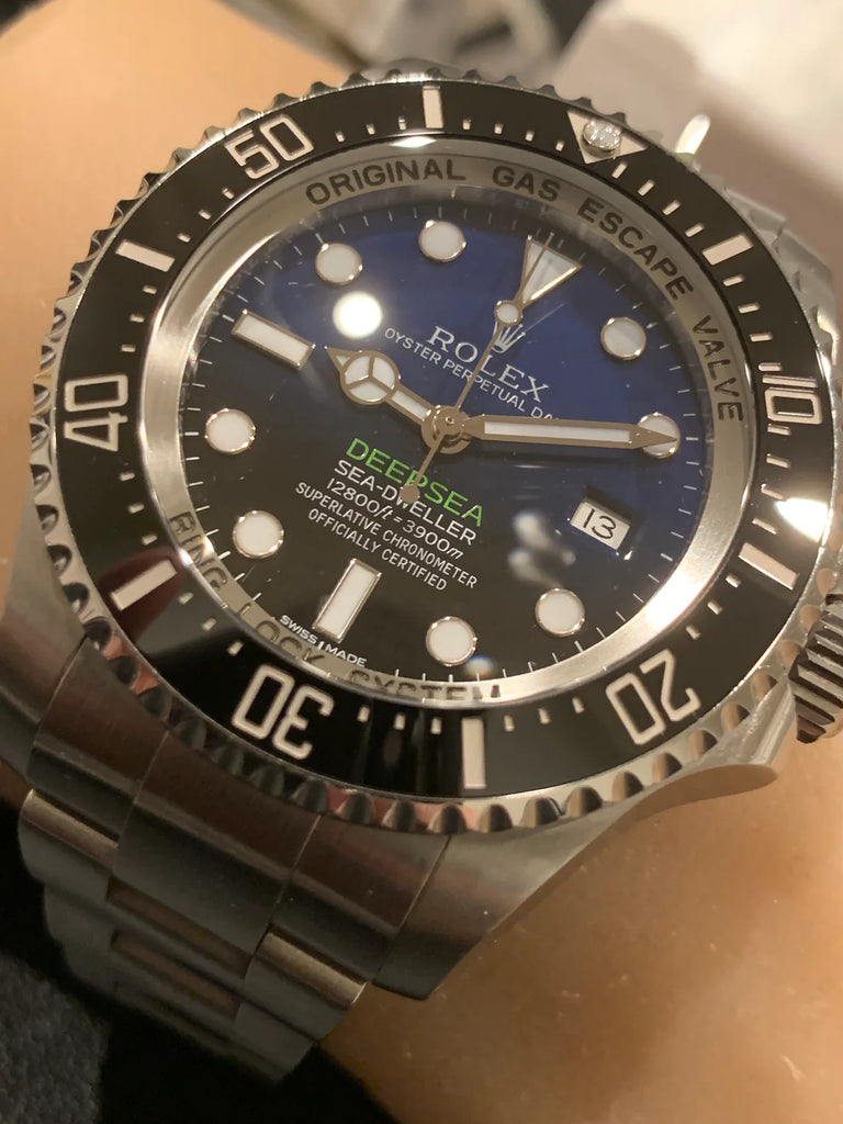 PREOWNED ROLEX DEEPSEA JAMES CAMERON 116660 BLACK BLUE