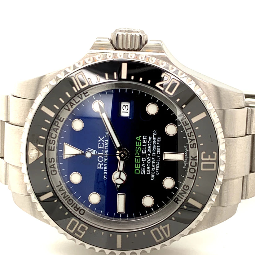 PREOWNED ROLEX DEEPSEA JAMES CAMERON 116660 BLACK BLUE