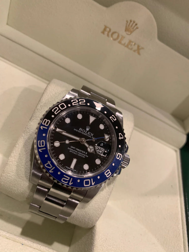 Preowned Rolex GMT Master II 116710BLNR/W6 Batman