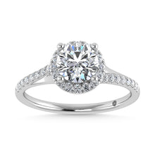 Load image into Gallery viewer, 10K White Gold Lab Grown Diamond 1 1/4 Ct.Tw. Engagement Ring