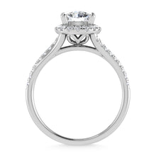 Load image into Gallery viewer, 10K White Gold Lab Grown Diamond 1 1/4 Ct.Tw. Engagement Ring