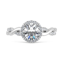 Load image into Gallery viewer, 10K White Gold Lab Grown Diamond 1 1/4 Ct.Tw. Engagement Ring