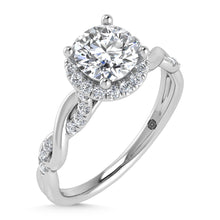 Load image into Gallery viewer, 10K White Gold Lab Grown Diamond 1 1/4 Ct.Tw. Engagement Ring