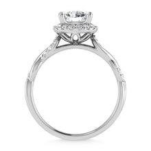 Load image into Gallery viewer, 10K White Gold Lab Grown Diamond 1 1/4 Ct.Tw. Engagement Ring