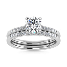 Load image into Gallery viewer, 10K White Gold Lab Grown Diamond 1 1/4 Ct.Tw. Classic Bridal Ring