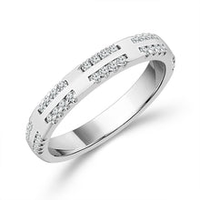 Load image into Gallery viewer, Diamond Band 0.25 ct tw 14k White Gold